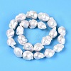 Natural Baroque Pearl Keshi Pearl Beads Strands PEAR-ZX007-06-3