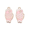 Light Gold Plated Alloy Enamel Pendants PALLOY-N176-27C-RS-1