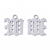 Tarnish Resistant 201 Stainless Steel Pendants STAS-N091-40W-2