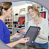 10-Slot MDF Covered with PU Leather Pen Organizer Display Cases with Acrylic Window Lid ODIS-WH0086-232B-02-5