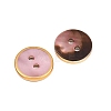 Golden Edge Naturl Black Lip Shell Button SH-CBA0ED6-01B-2