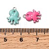 304 Stainless Steel Enamel Charms STAS-Q363-14H-P-3