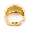 Rack Plating Brass Plain Band Adjustable Ring for Women RJEW-E064-18G-3
