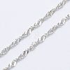 925 Sterling Silver Rope Chains Necklaces X-STER-E007-2B-1