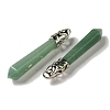 Natural Green Aventurine Pointed Big Pendants G-Z055-01P-02-2