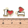 Alloy Enamel Pendants ENAM-T024-94A-G-3