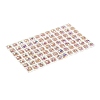 AB Color Plated Glass Beads EGLA-P059-03B-AB17-4