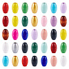 300Pcs Spray Painted Schima Wood Beads WOOD-TA0002-83B-1