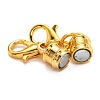 Brass Magnetic Clasps Converter KK-O134-04G-3
