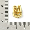 Rack Plating Brass Clear Cubic Zirconia Pendants KK-S378-01G-U-3