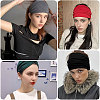 15Pcs 15 Colors Polyester & Elastic Headbands OHAR-GL0001-03-7