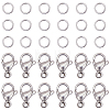 304 Stainless Steel Lobster Claw Clasps STAS-PH0019-51P-1