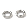 Tarnish Resistant 304 Stainless Steel Open Jump Rings X-STAS-Q186-02-3x0.6mm-3