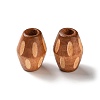 Schima Wood Carved European Beads WD-CBACBB7-01A-1