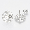 Non-Tarnish 304 Stainless Steel Stud Earring Findings STAS-S079-32B-2