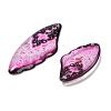 4Pcs 4 Styles Transparent Epoxy Resin Pendants RESI-B032-01A-2
