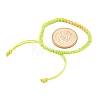 Polyester Cord Braided Bead Bracelets for Women BJEW-L698-01G-02-5