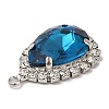 Glass & Rhinestone Pendants KK-Q777-34P-4