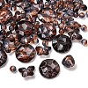 Two Tone Transparent Acrylic Beads OACR-Z041-12-2