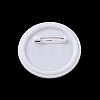 Round Plastic Brooch Base Settings KY-D025-02B-1