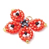 Handmade Glass Seed Beads PALLOY-MZ00320-4