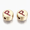 Alloy Enamel Beads ENAM-S122-029P-RS-2