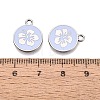 Rack Plating Alloy Enamel Pendants ENAM-N070-01F-02P-01-3