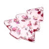 Christmas Tree Printed Opaque Acrylic Pendants OACR-Q080-02A-2