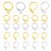 200Pcs 4 Style Iron Leverback Earring Findings EJEW-FH0001-07-1