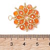 AB Color Plated Glass Pendants PALLOY-MZ01314-05-2