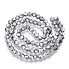 Electroplate Glass Bead Strands LS-EGLA-R094-4mm-15-2