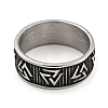 304 Stainless Steel Ring RJEW-B055-03AS-09-3