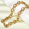 Unisex 304 Stainless Steel Bracelets & Necklaces SJEW-L199-11G-2