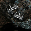 Crown Brass Cuff Open Rings FS-WG83D0F-01-2