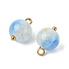 Alloy Glass Pendants GLAA-P080-04G-12-2