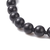 Natural & Synthetic Mixed Gemstone & Wood Buddhist Necklace NJEW-JN04304-6