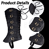 Imitation Leather & Iron Boot Cover AJEW-WH20005-20B-6