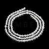 Natural White Topaz Beads Strands X-G-P627-3mm-02-3