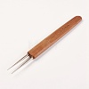 Steel Double Crochet Hook TOOL-WH0095-01-1