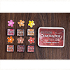 Plastic Craft Finger Ink Pad Stamps AJEW-H155-17C-1
