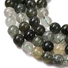 Natural Green Rutilated Quartz Beads Strands G-E561-14-6mm-4