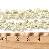 Baking Paint Transparent Glass Beads Strands DGLA-A07-T8mm-KD01-4