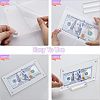 3 Sets Transparent Acrylic Currency Display Frames ODIS-CA0001-14-3