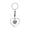 Heart Alloy Pendant Keychain KEYC-JKC00626-04-1