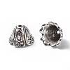 Tibetan Style Alloy Bead Caps TIBEB-EA9700YKG-AS-LF-2