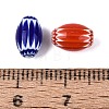 Handmade Millefiori Glass Barrel Beads LA-N002-02-3