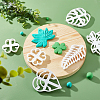 6Pcs 6 Style PP Plastic Cookie Cutters BAKE-SD0001-02-4