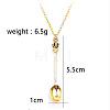 Teaspoon Alloy Pendant Necklaces for Women FS-WG6242D-03-2