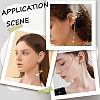 36Pcs 6 Styles 316 Stainless Steel Ear Cuff Findings STAS-SC0008-40-5