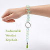 4Pcs Wristlet Keychain Acrylic Curb Chain Keychain Bracelet KEYC-CA0001-38-3